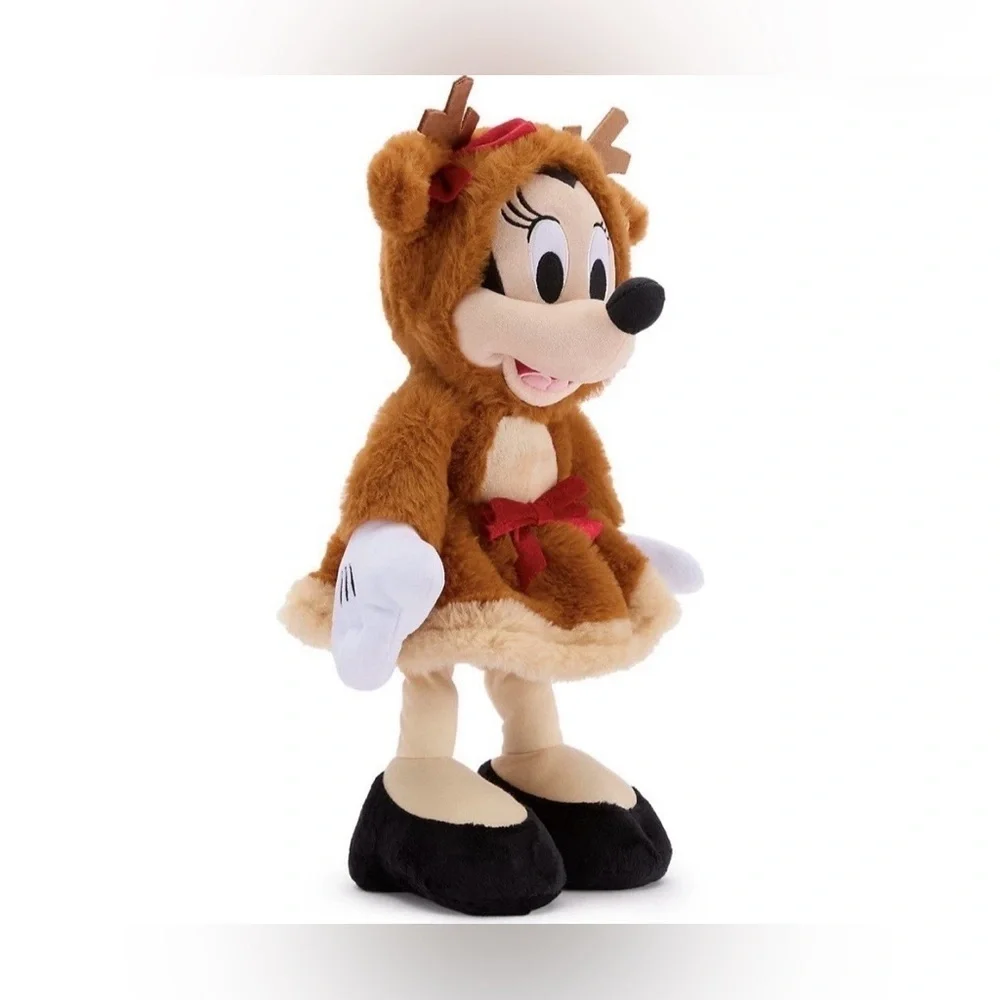 Disney Minnie Mouse Reindeer 2025 Limited Edition Plush,Stuffed Animal,NWT